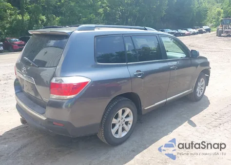 2012 Toyota Highlander Base V6 from USA, damaged, VIN 5TDBK3EH3CS094654
